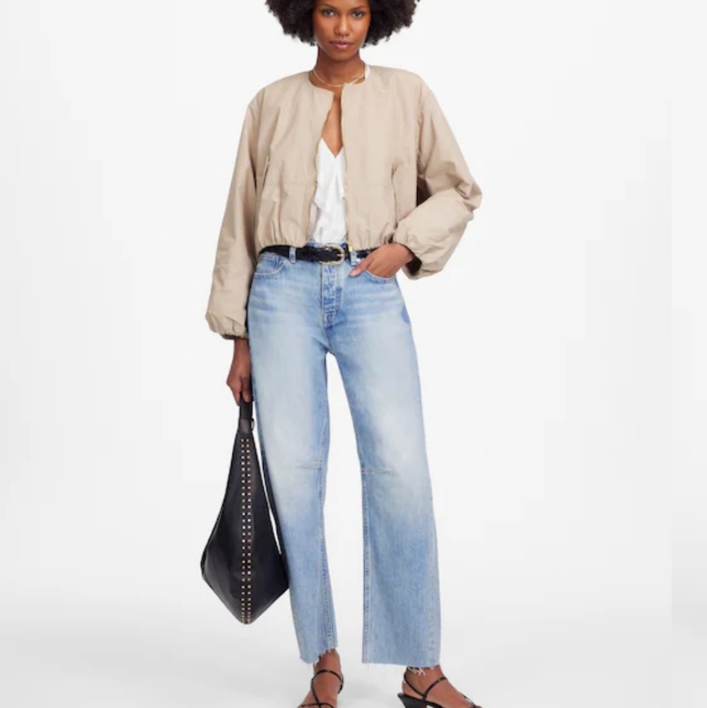 Madewell The Darted Barrel-Leg Jean NU023 Size 31 NWT